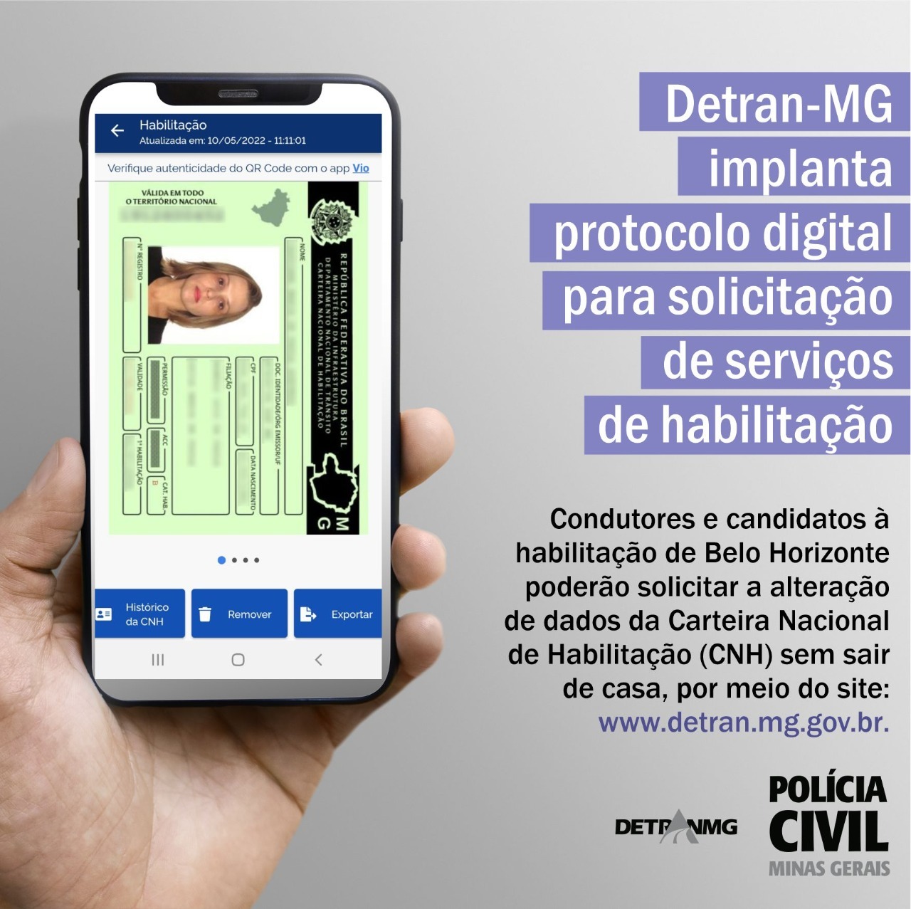 Detran MG Licenciamento Digital (CRLV) Imprimir 2023